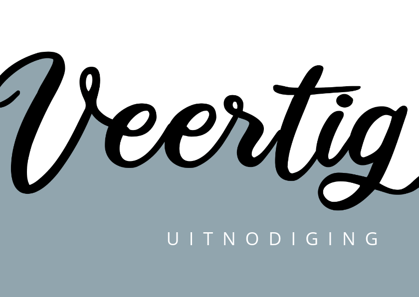geschreven 40 - Uitnodigingen Uitnodigingen - geschreven 40