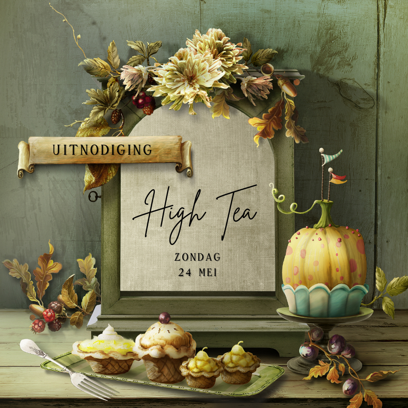 Uitnodigingen - High Tea scrapbook 6