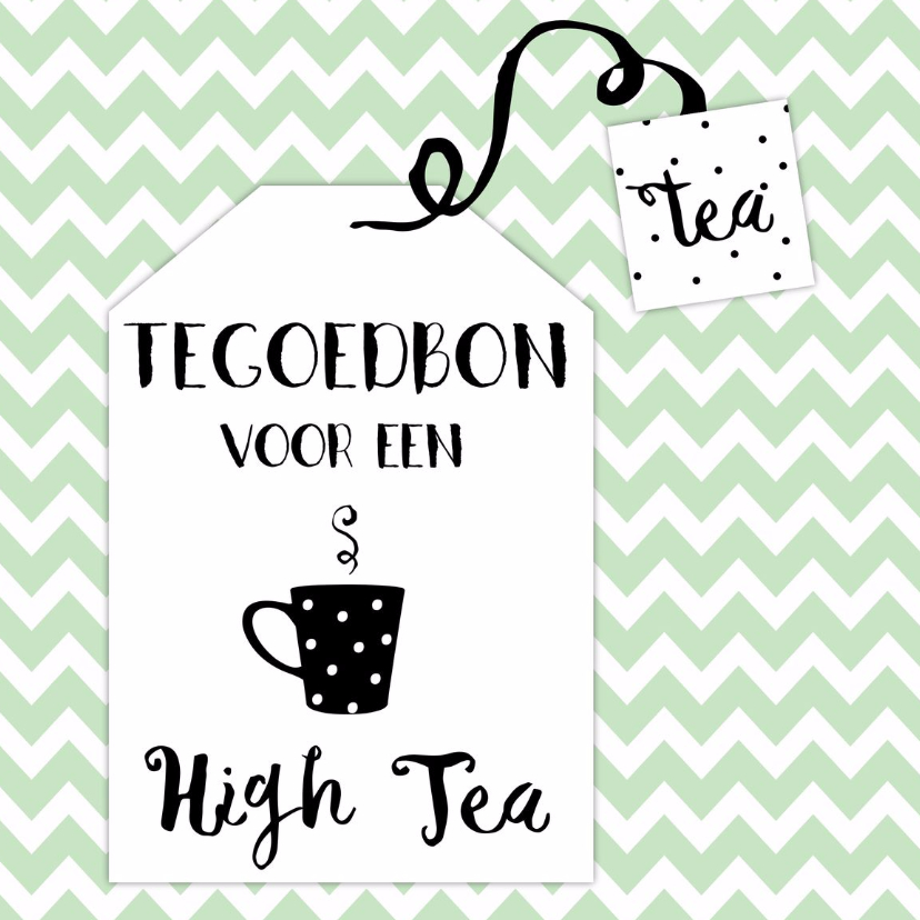 Ongebruikt Tegoedbon High Tea - Uitnodigingen | Kaartje2go XU-64