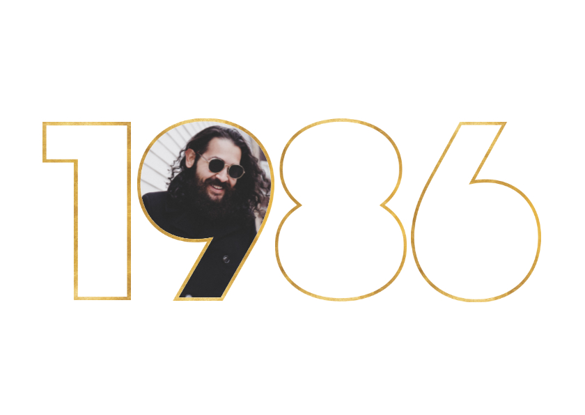 Uitnodigingen - Uitnodiging 1986 40ste verjaardag met foto