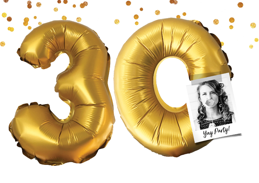 Uitnodiging 30 jaar voor man of vrouw - Uitnodigingen Uitnodigingen - Uitnodiging 30 jaar voor man of vrouw