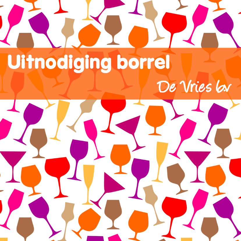 Uitnodiging Bedrijfsborrel Bedrijfsuitje - Uitnodigingen Uitnodigingen - Uitnodiging Bedrijfsborrel Bedrijfsuitje