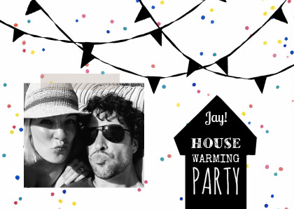 Uitnodiging housewarming feest - Uitnodigingen Uitnodigingen - Uitnodiging housewarming feest