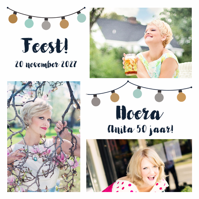 Uitnodiging verjaardagsfeest - Uitnodigingen Uitnodigingen - Uitnodiging verjaardagsfeest