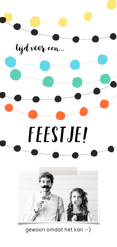 Uitnodiging voor een hip feestje - Uitnodigingen Uitnodigingen - Uitnodiging voor een hip feestje