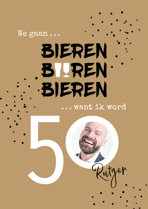 Uitnodiging We gaan Bieren, bieren, bieren - Uitnodigingen Uitnodigingen - Uitnodiging We gaan Bieren, bieren, bieren