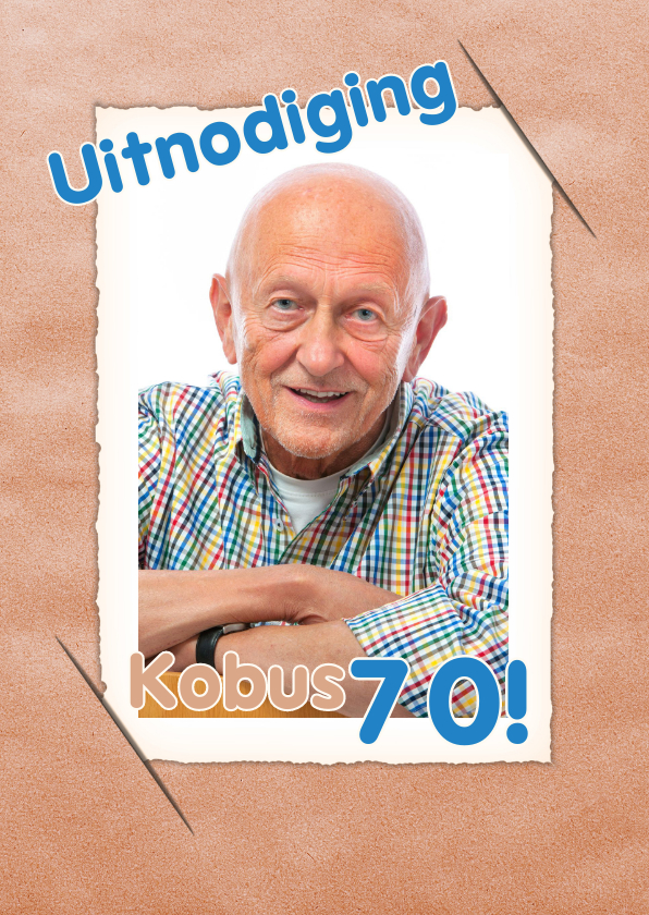 Uitnodigingskaart oud papier RB - Uitnodigingen Uitnodigingen - Uitnodigingskaart oud papier RB