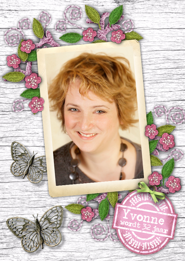 YVON romantisch vrouwen hip uitnodiging - Uitnodigingen Uitnodigingen - YVON romantisch vrouwen hip uitnodiging