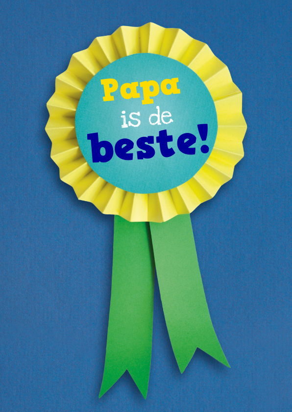 Papa is de beste vaantje - Vaderdag kaarten Vaderdag kaarten - Papa is de beste vaantje