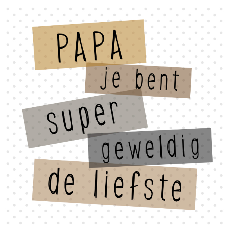 Polkadot vaderdag - Vaderdag kaarten Vaderdag kaarten - Polkadot vaderdag