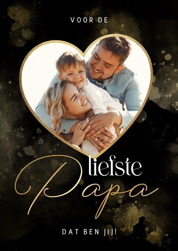 Vaderdag kaarten - Stijlvol vaderdagkaartje voor de liefste papa 