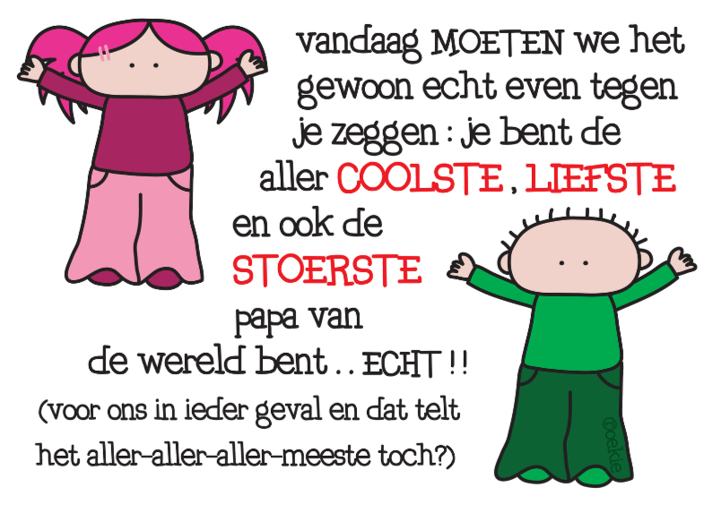 Vaderdag Coolste - Vaderdag kaarten Vaderdag kaarten - Vaderdag Coolste
