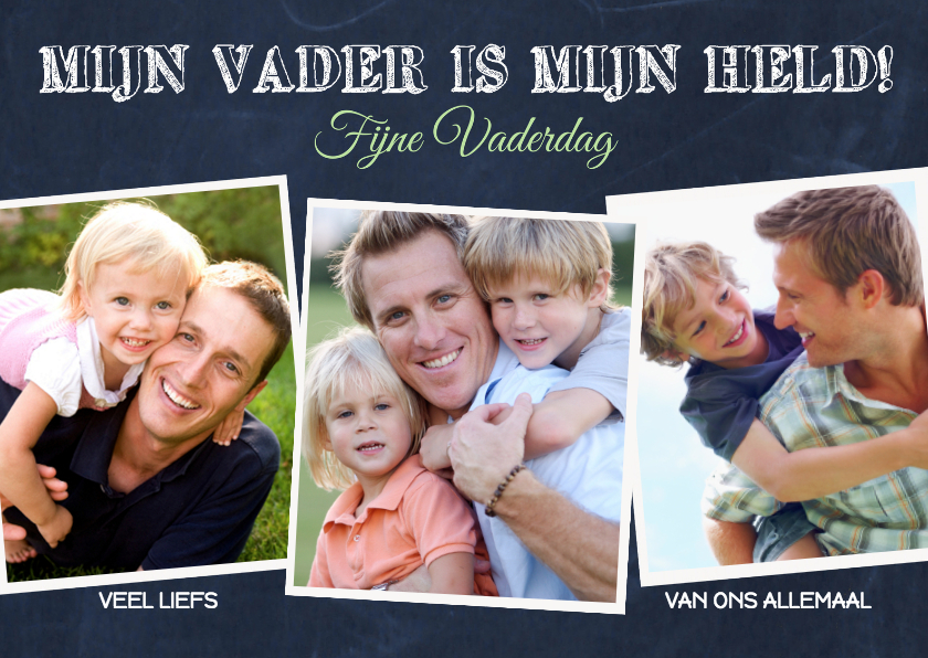 Vaderdag foto collage - Vaderdag kaarten Vaderdag kaarten - Vaderdag foto collage