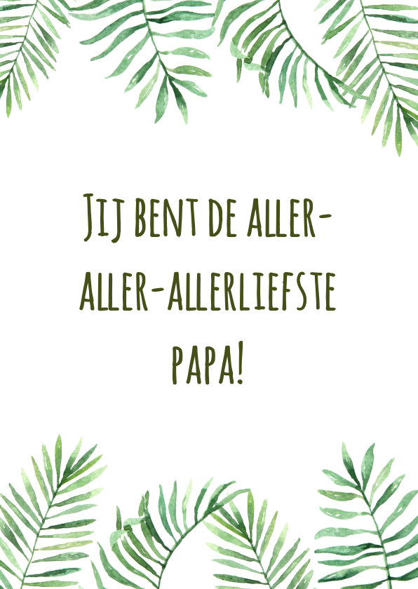 Vaderdag kaart "Leaves" - WW - Vaderdag kaarten Vaderdag kaarten - Vaderdag kaart "Leaves" - WW