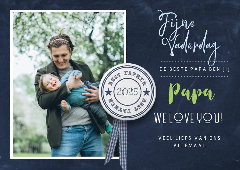Vaderdag schoolbord Beste Vader - Vaderdag kaarten Vaderdag kaarten - Vaderdag schoolbord Beste Vader