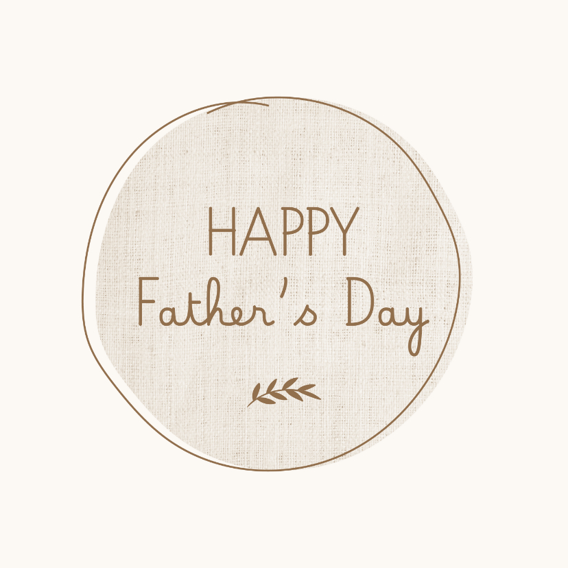 Vaderdag kaarten - Vaderdagkaart happy Father's Day rustiek