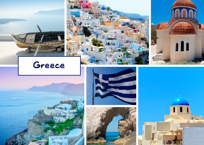 Vakantiekaarten - De groeten... Greece - DH