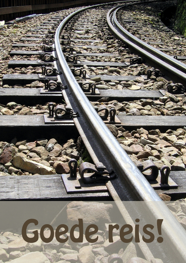 Goede reis Trein - Vakantiekaarten Vakantiekaarten - Goede reis Trein