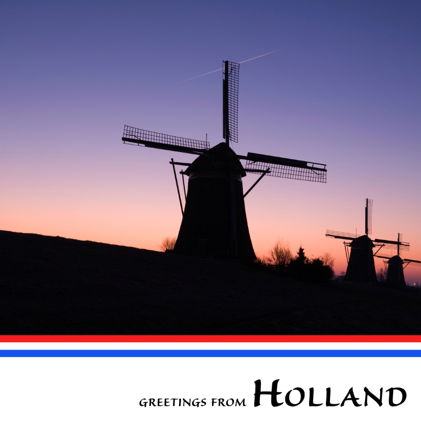 Greetings from Holland VII - Vakantiekaarten Vakantiekaarten - Greetings from Holland VII