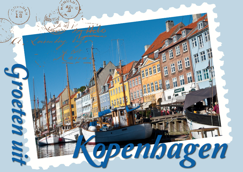 Vakantiekaarten - Groeten ui Kopenhagen