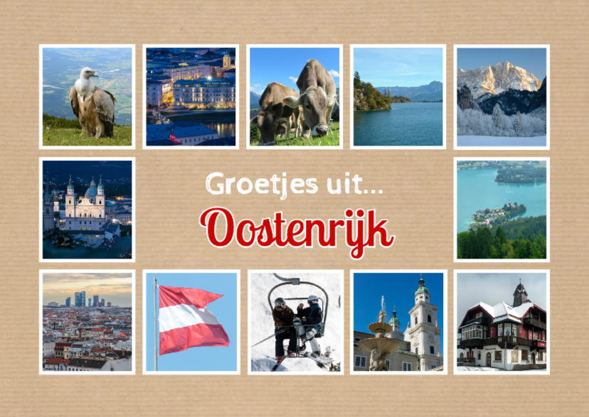 Groetjes uit Oostenrijk - DH - Vakantiekaarten Vakantiekaarten - Groetjes uit Oostenrijk - DH