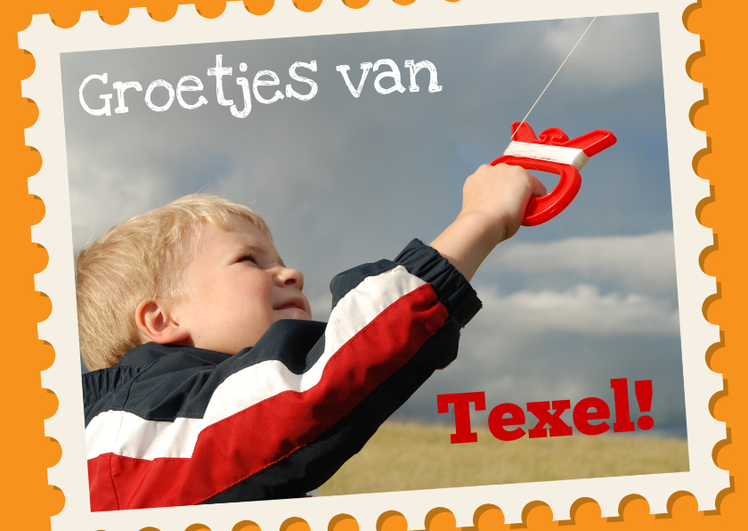 Vakantiekaarten - Groetjes uit Texel eigen foto
