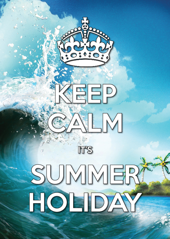 Vakantiekaarten - Keep Calm Summer Holiday golf - SG