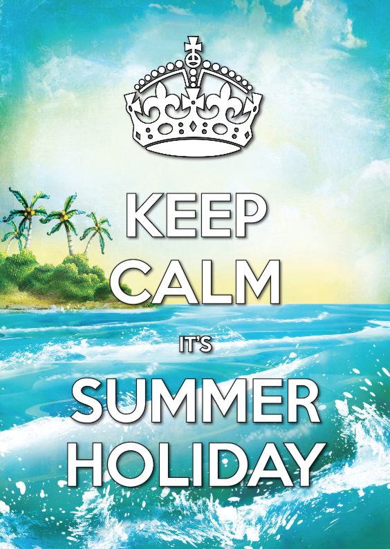Keep Calm Summer Holiday Palm - SG - Vakantiekaarten Vakantiekaarten - Keep Calm Summer Holiday Palm - SG
