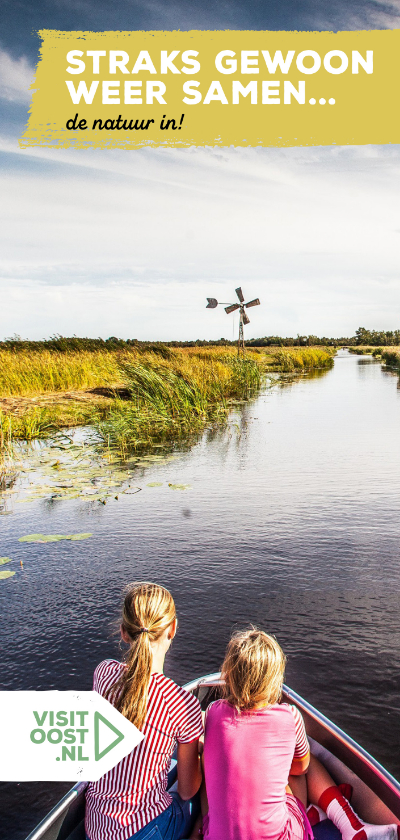 Langwerpig straks weer samen de Overijsselse natuur varen - Vakantiekaarten Vakantiekaarten - Langwerpig straks weer samen de Overijsselse natuur varen