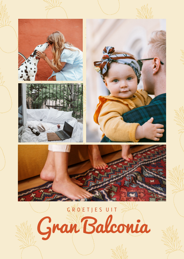 Leuke vakantiekaart groetjes uit Gran Balconia fotocollage - Vakantiekaarten Vakantiekaarten - Leuke vakantiekaart groetjes uit Gran Balconia fotocollage