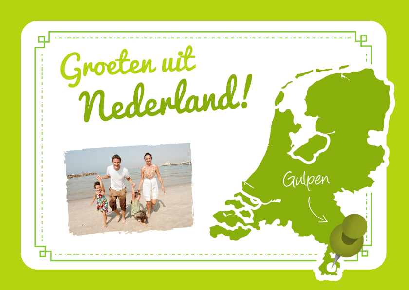 Persoonlijke vakantiekaart NL - Vakantiekaarten Vakantiekaarten - Persoonlijke vakantiekaart NL