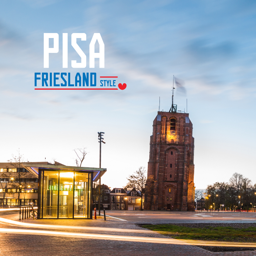 Vakantiekaarten - Pisa Friesland Style