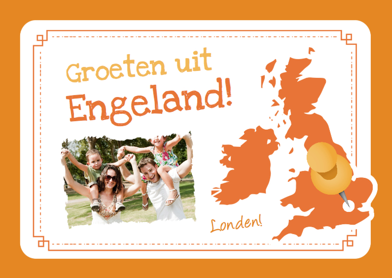 Vakantie Landkaart UK - Vakantiekaarten Vakantiekaarten - Vakantie Landkaart UK
