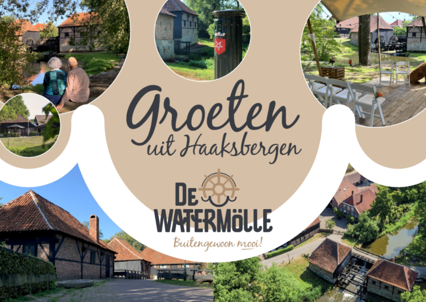 Vakantiekaarten - Vakantiekaart de Watermölle