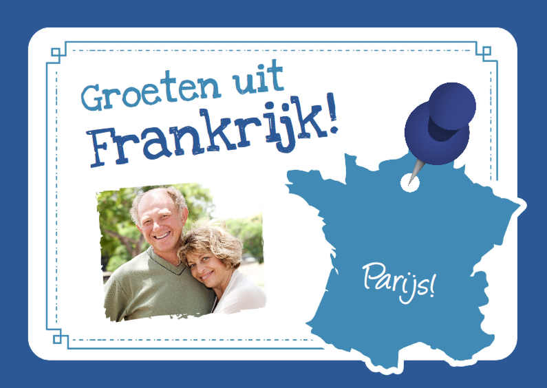 Vakantiekaart Frankrijk Plaats - Vakantiekaarten Vakantiekaarten - Vakantiekaart Frankrijk Plaats