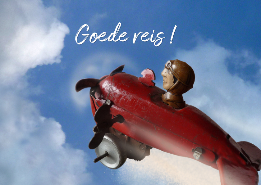 Vakantiekaart Goede vlucht - Vakantiekaarten Vakantiekaarten - Vakantiekaart Goede vlucht