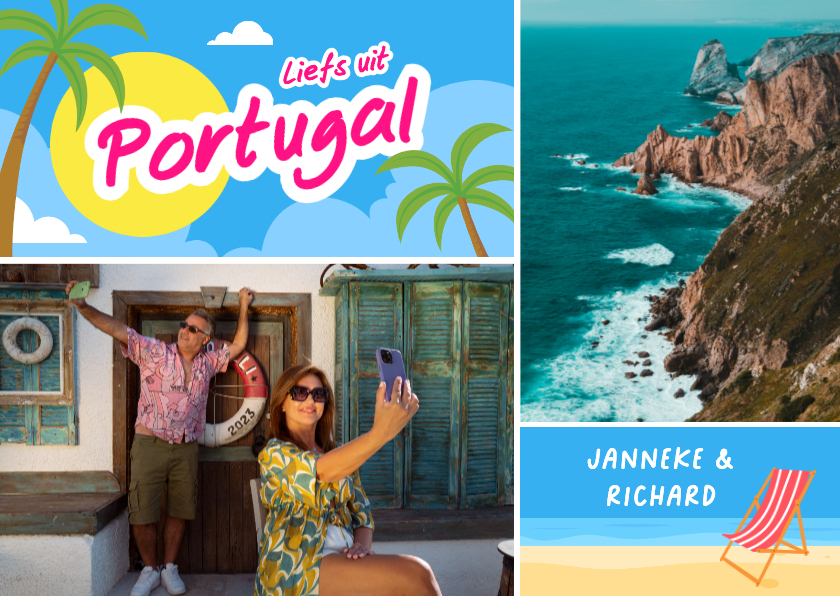 Vakantiekaarten - Vakantiekaart vakantiediscounter Portugal