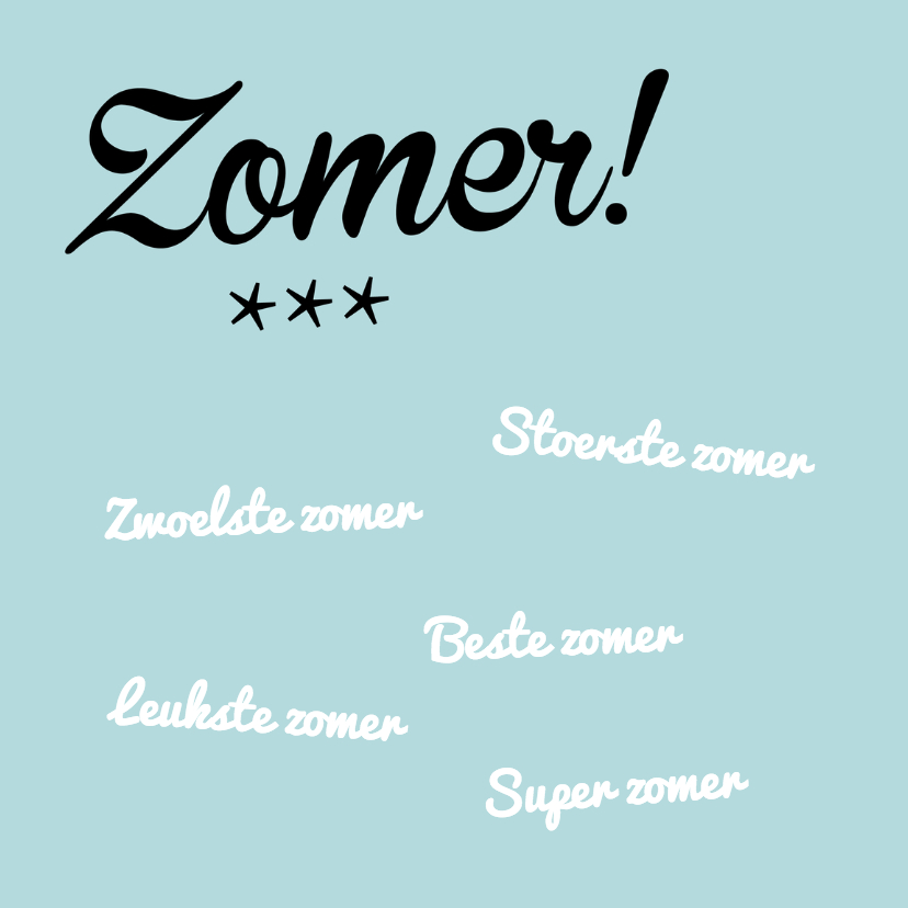 Vakantiekaarten - Zomer - Vakantiekaarten Vakantiekaarten - Vakantiekaarten - Zomer