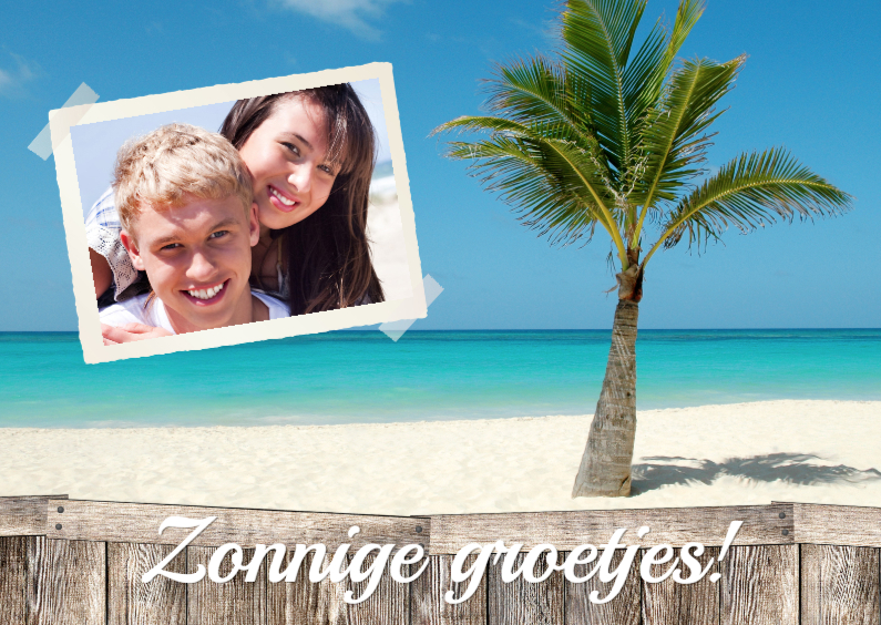 Zonnige groetjes - BK - Vakantiekaarten Vakantiekaarten - Zonnige groetjes - BK