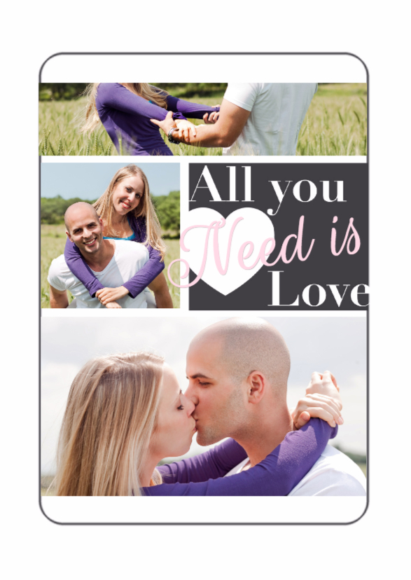 All you Need is Love - BK - Valentijnskaarten Valentijnskaarten - All you Need is Love - BK