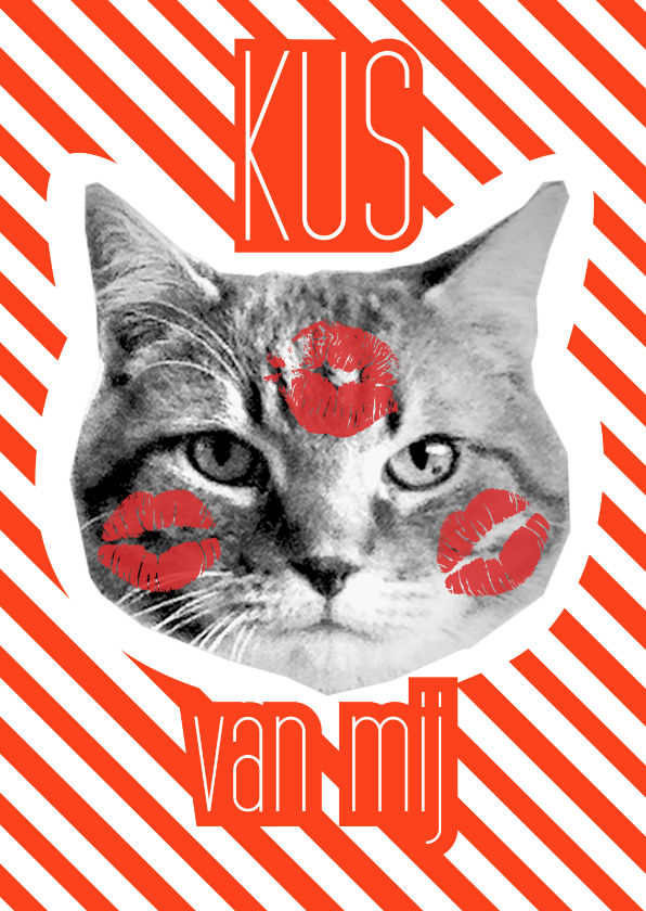 Brandal kusjes - Valentijnskaarten Valentijnskaarten - Brandal kusjes