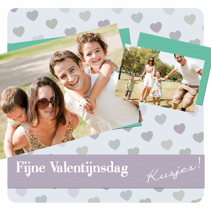 Fijne Valentijnsdag Kusjes - BK - Valentijnskaarten Valentijnskaarten - Fijne Valentijnsdag Kusjes - BK