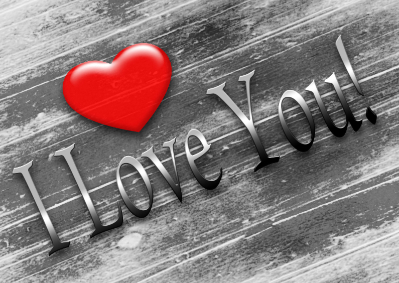 i love you harthout - Valentijnskaarten Valentijnskaarten - i love you harthout