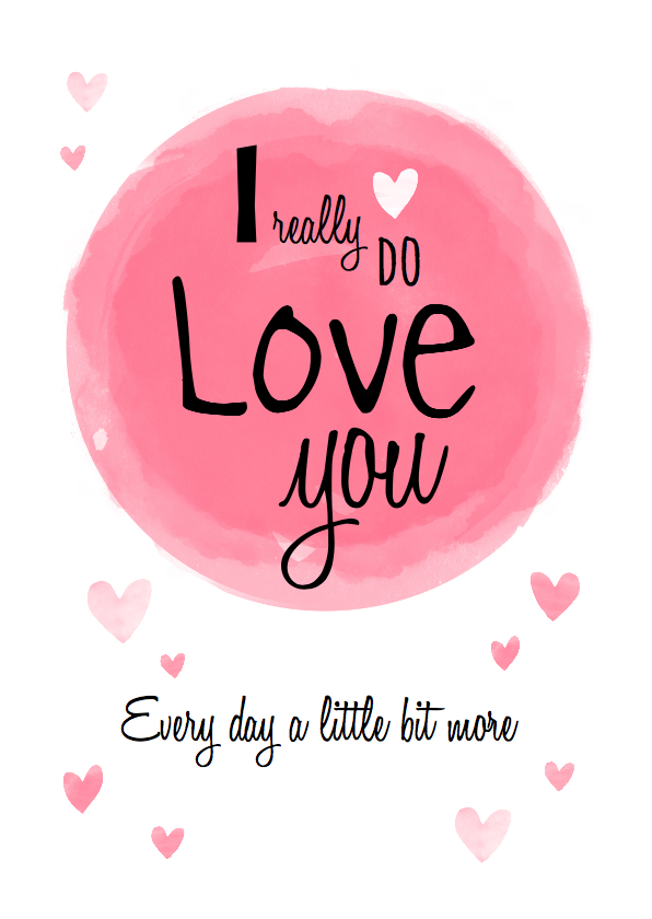 Liefdeskaart ... echte liefde - Valentijnskaarten Valentijnskaarten - Liefdeskaart ... echte liefde