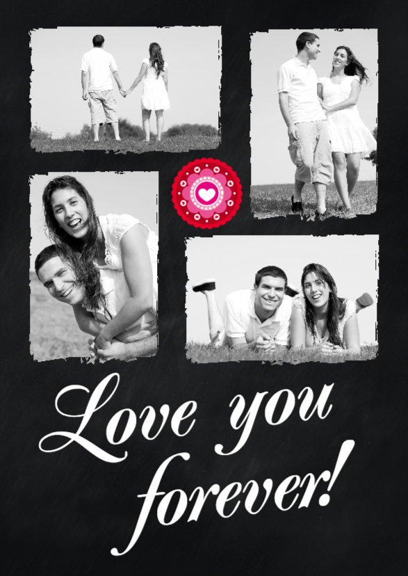 Love you forever - BK - Valentijnskaarten Valentijnskaarten - Love you forever - BK