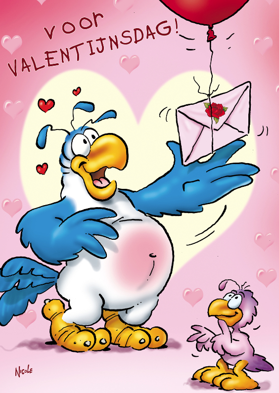 rocco valentijn 1 papegaai envelop hart - Valentijnskaarten Valentijnskaarten - rocco valentijn 1 papegaai envelop hart