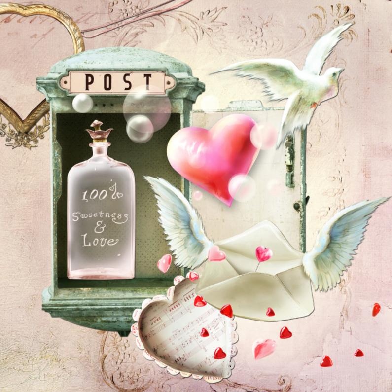 Sweetness and Love - SG - Valentijnskaarten Valentijnskaarten - Sweetness and Love - SG