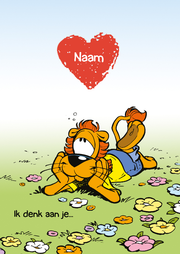 Valentijn Loeki verliefd - GS - Valentijnskaarten Valentijnskaarten - Valentijn Loeki verliefd - GS