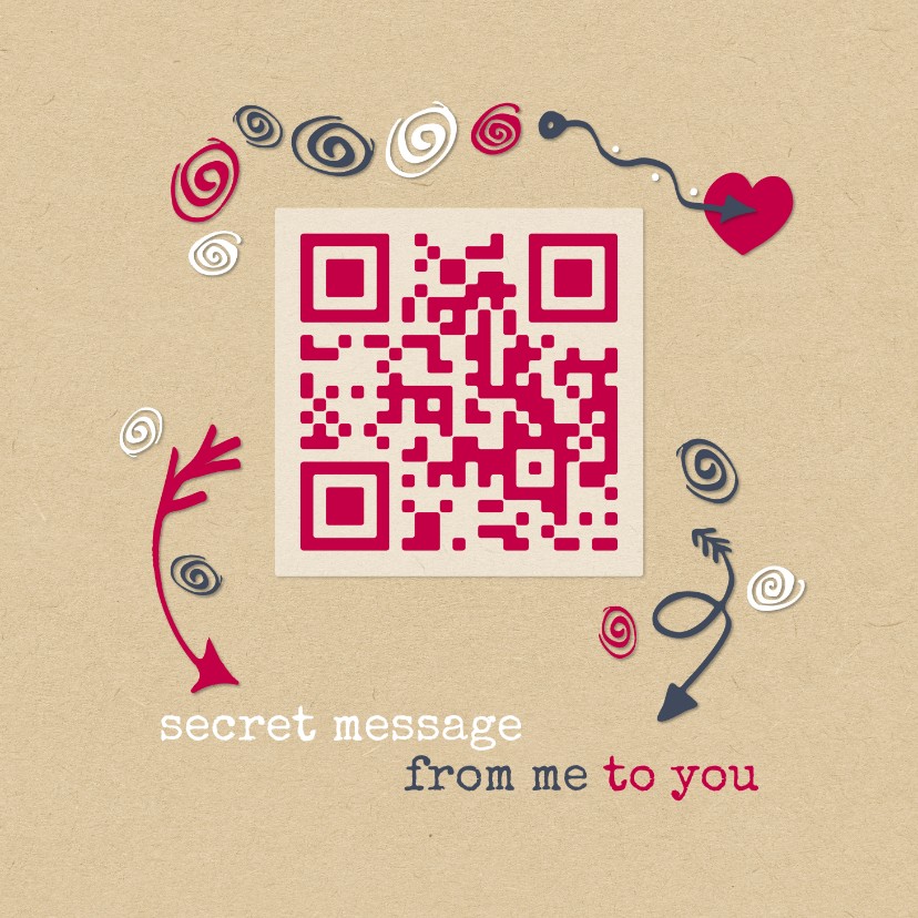 Valentijn QR code Best friends forever - Valentijnskaarten Valentijnskaarten - Valentijn QR code Best friends forever