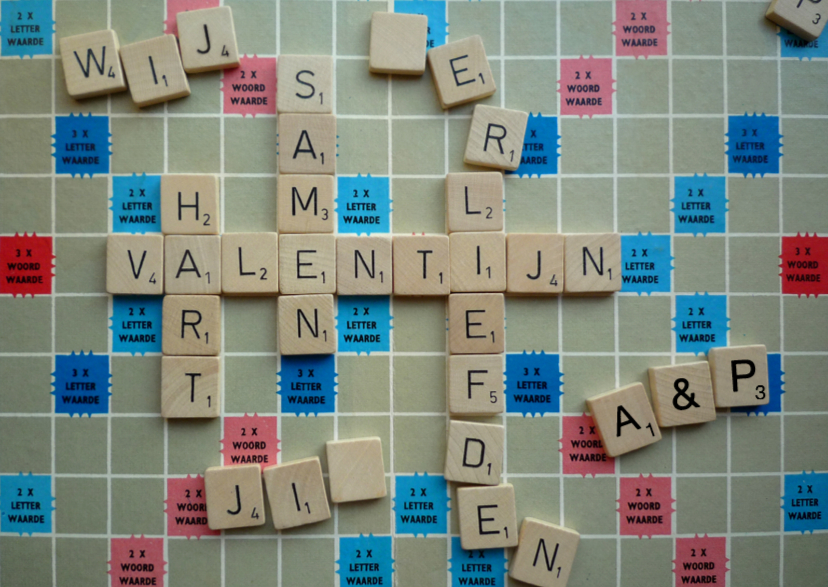 Valentijn scrabble - wordfeud - Valentijnskaarten Valentijnskaarten - Valentijn scrabble - wordfeud